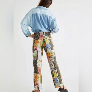 Free People Roads Merge Straight Leg Pant